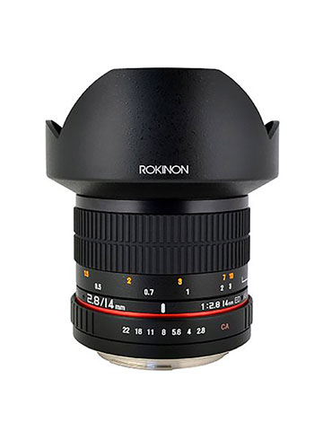 Rokinon FE14M-P 14mm F2.8 Ultra Wide Fixed Lens for Pentax (Black) - CookiesKids.com