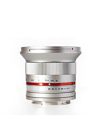 Rokinon RK12M-MFT-SIL 12mm F2.0 Ultra Wide Angle Lens for Olympus/Panasonic Micro 4/3 Cameras - CookiesKids.com
