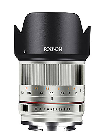 Rokinon RK21M-FX-SIL 21mm F1.4 ED AS UMC High Speed Wide Angle Lens for Fuji (Silver) - CookiesKids.com