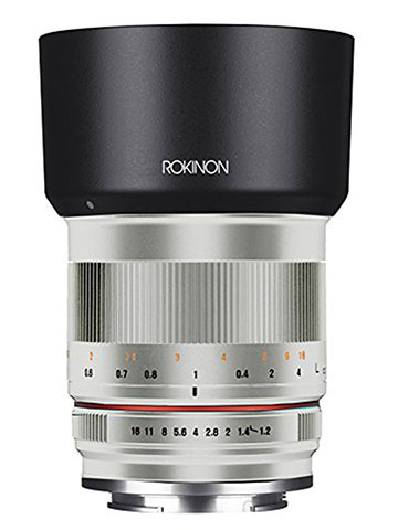 Rokinon RK50M-MFT-SIL 50mm F1.2 AS UMC High Speed Lens for Olympus & Panasonic (Silver) - CookiesKids.com