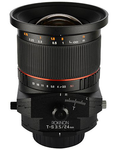 Rokinon TSL24M-C 24mm f/3.5 Tilt Shift Fixed Lens for Canon - CookiesKids.com