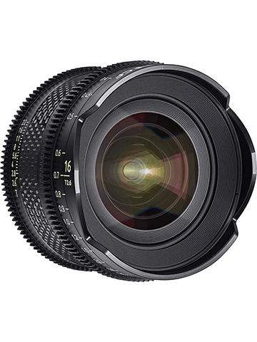 Rokinon Xeen CF 16mm T2.6 Pro Cinema Wide Angle Lens with Carbon Fiber Construction & Luminous Marki - CookiesKids.com