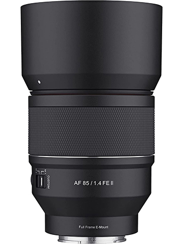 SAMYANG 85mm F1.4 AF Series II Full Frame Telephoto Auto Focus Lens for Sony E (SYIO85SE2-E), Black - CookiesKids.com