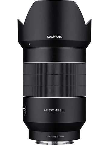 SAMYANG 35mm F1.4 AF Series II Full Frame Wide Angle Auto Focus Lens for Sony E (SYIO35SE2-E) - CookiesKids.com