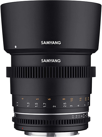 Samyang 85mm T1.5 High Speed Full Frame VDSLR MK2 for Canon RF SYDSX85-RF - CookiesKids.com
