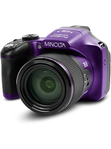Minolta Pro Shot 20 Mega Pixel HD Digital Camera with 67x Optical Zoom, Full 1080p HD Video & 16GB S - CookiesKids.com