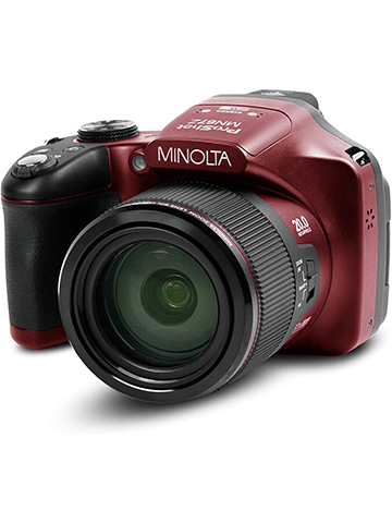 Minolta Pro Shot 20 Mega Pixel HD Digital Camera with 67x Optical Zoom, Full 1080p HD Video & 16GB S - CookiesKids.com