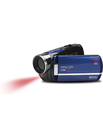 Minolta MN88NV 1080p Full HD 24MP Night Vision Camcorder with 32GB Memory Card - CookiesKids.com