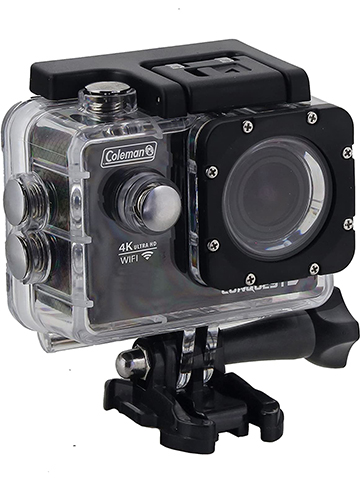 Coleman Conquest3 4K Ultra HD & 16.0 MP Waterproof Sports Camera Kit w/WiFi & 32GB Memory Card - CookiesKids.com