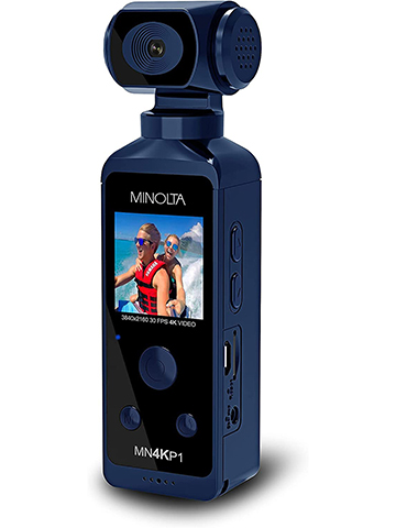 Minolta MN4KP1 4K Ultra HD Wi-Fi Enabled Pocket Camcorder - CookiesKids.com