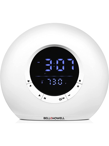 Bell + Howell BH95TWS True Wireless Stereo Link Bedside Clock Bluetooth Speaker - CookiesKids.com