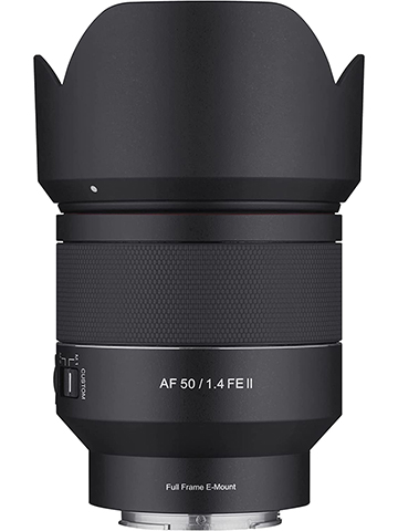Samyang AF 50mm f/1.4 Series II Full Frame Auto Focus Lens for Sony E (SYIO5014-E),Black - CookiesKids.com