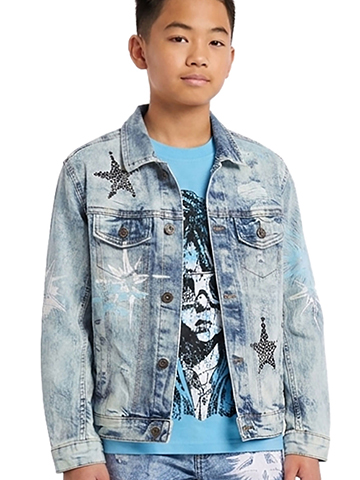 Evolution in Design Boys' Star Denim Jacket - CookiesKids.com