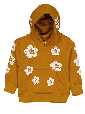 FWRD Baby Boys' Brown Floral Print Hoodie Sweatshirt - CookiesKids.com