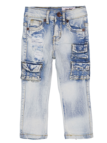 Evolution in Design Baby Boys' Distressed Cargo Jeans Set - CookiesKids.com