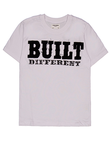 FWRD Boys' Short Sleeve Built Different Graphic T-Shirt - CookiesKids.com
