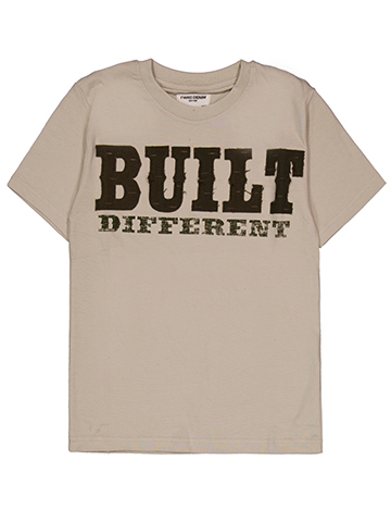 FWRD Boys' Short Sleeve Built Different Graphic Tee - CookiesKids.com
