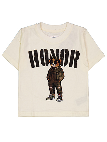 Evolution in Design Baby Boys' Short Sleeve Woodland Camo Bear 