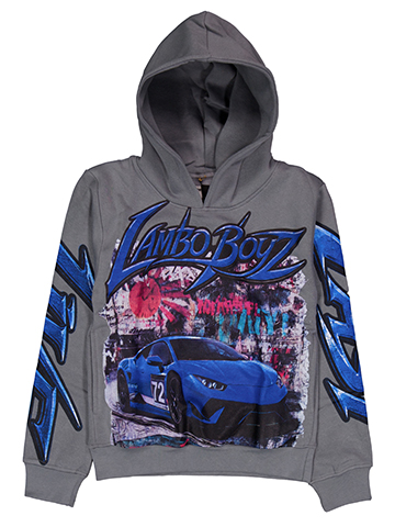 FWRD Boys' Pullover Gray Fleece Lambo Boyz 