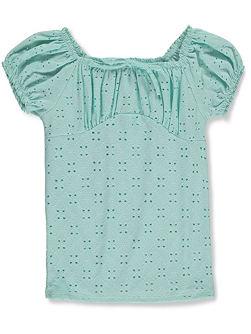 Cute 4 U Girls' Gem Heart Top - CookiesKids.com