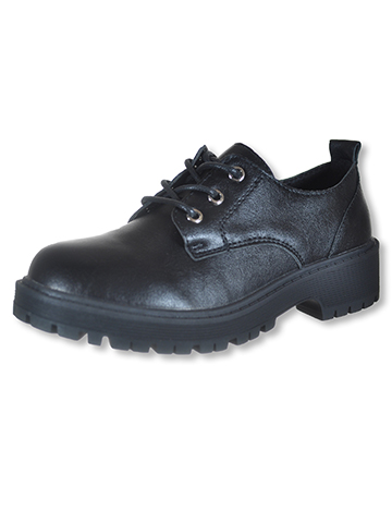 Link Girls' Patent Leather Lace Shoes - CookiesKids.com