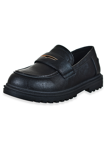 Link Girls' Penny Loafer with Chunky Lug Sole - CookiesKids.com