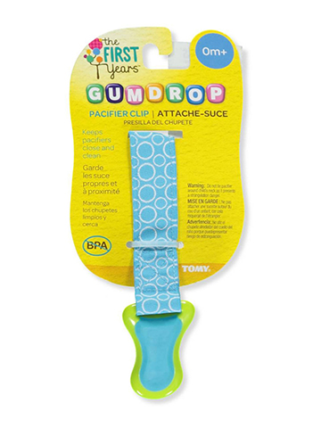 The First Years Gumdrop Pacifier Clip - CookiesKids.com
