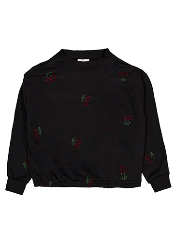 Jolie & Joy Girls' Cherry Sweatshirt - CookiesKids.com