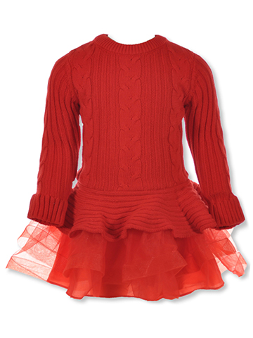 Bonnie Jean Girls' Cable-Knit Dress - CookiesKids.com
