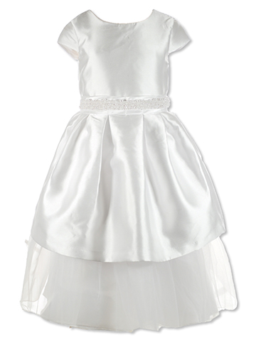 Bonnie Jean Girls' Pleated Mikado Dress - CookiesKids.com