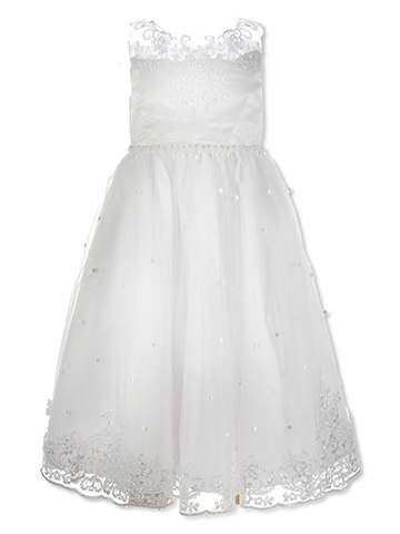 Bonnie Jean Girls' Embroidered Ballerina Dress - CookiesKids.com