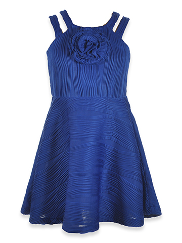 Bonnie Jean Girls' Cutaway Rose Dress - CookiesKids.com