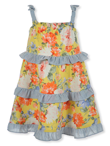 Bonnie Jean Girls' Tiered Floral Dress - CookiesKids.com
