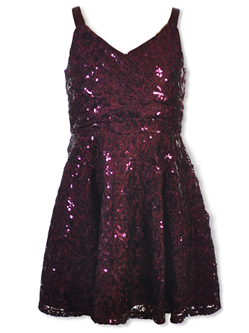 Bonnie Jean Girls' Midnight Rose Dress - CookiesKids.com