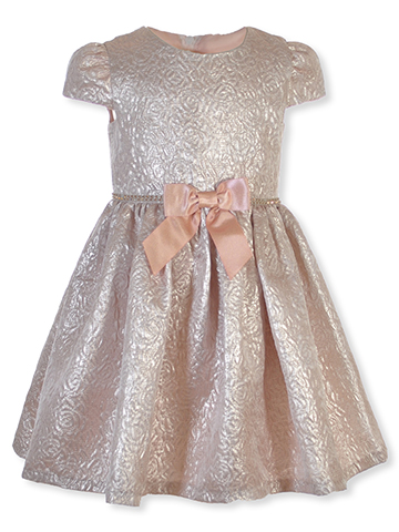 Bonnie Jean Girls' Rose Swirl Dress - CookiesKids.com