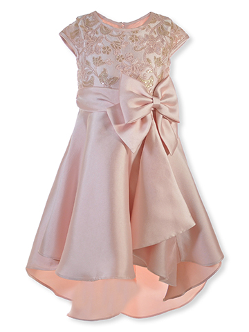 Bonnie Jean Girls' Bejeweled Waist Dress - CookiesKids.com