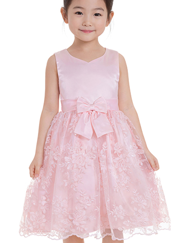 Bonnie Jean Girls' Sleeveless Rose Dress - CookiesKids.com