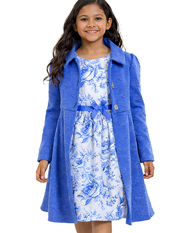 Bonnie Jean Girls' 2-Piece Coat Dress Set Outfit - CookiesKids.com
