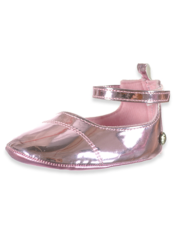 Vince Camuto Baby Girls' Shimmer Strap Booties - CookiesKids.com