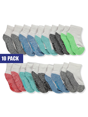 K-Swiss Baby Boys' 10-Pack Quarter Socks - CookiesKids.com
