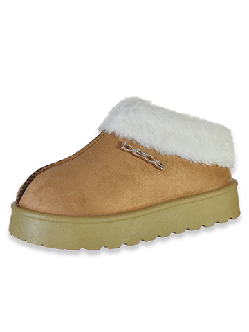 Bebe Girls' Faux-Fur Moccasins - CookiesKids.com