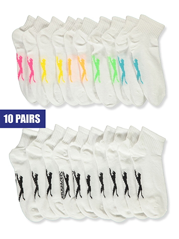 Slazenger Girls' 10-Pack Quarter Socks - CookiesKids.com