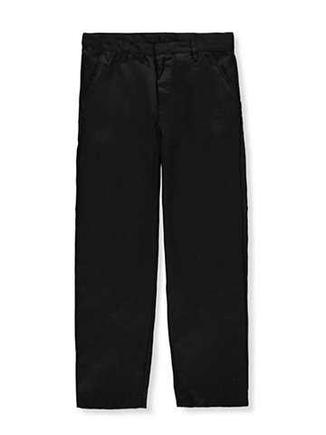 Galaxy Boys’ Flat Front Slim Fit School Uniform Pants - CookiesKids.com