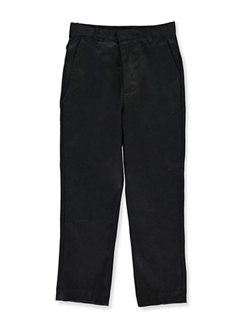 Galaxy School Uniforms Big Boys' Flat Front Pants (Sizes 8 – 20) - CookiesKids.com