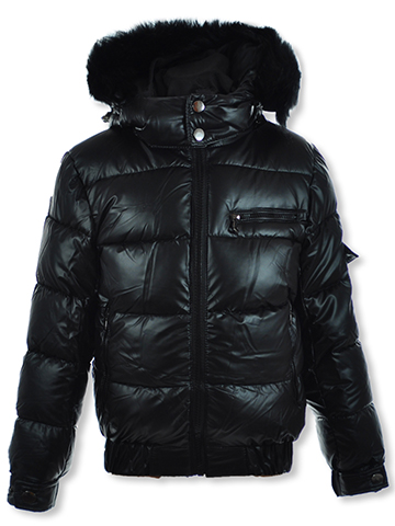 Spire Boys' Gloss Faux-Fur Jacket - CookiesKids.com