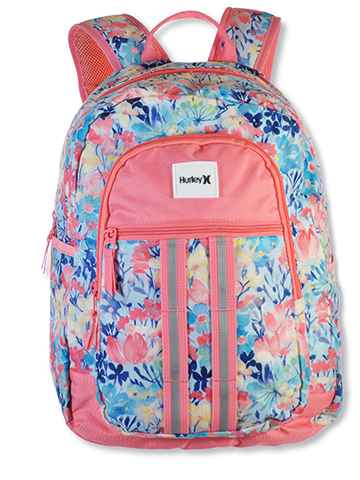 Hurley Girls' Floral Recess Backpack - CookiesKids.com