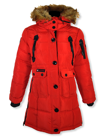 Canada Weather Gear Girls' Faux-Fur Puffer Jacket - CookiesKids.com