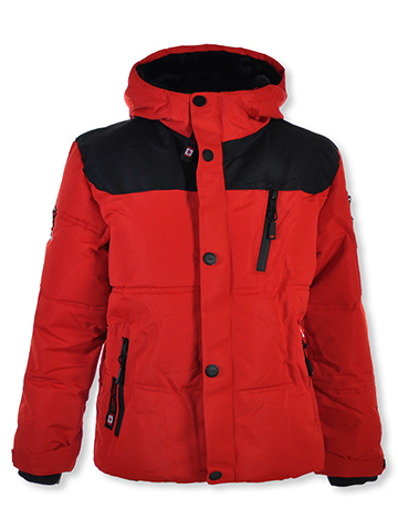 Canada Weather Gear Boys' Heavyweight Arctic Camo Puffer Jacket - CookiesKids.com
