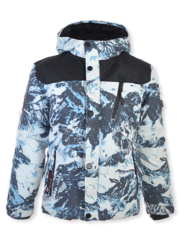 Canada Weather Gear Boys' Heavyweight Arctic Camo Puffer Jacket - CookiesKids.com