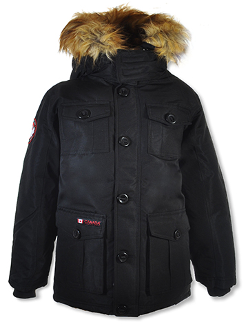 Canada Weather Gear Boys' Faux-Fur Parka - CookiesKids.com